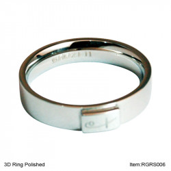 3D Ring Polished (SS)