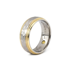 Mars Ring Two Tone Duo (Ti)